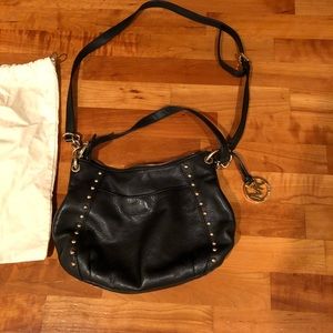 Michael Kors Black leather handbag